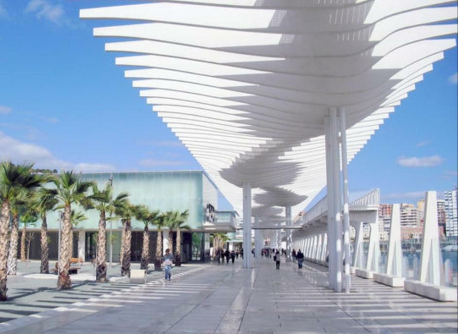Malaga Center Beach Eksteriør billede
